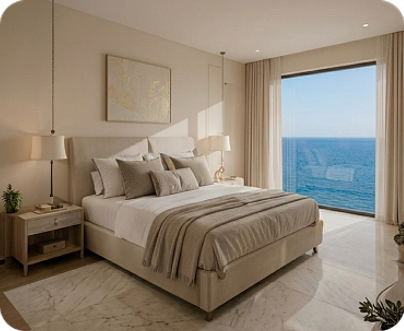 Olympus Sea View bedroom